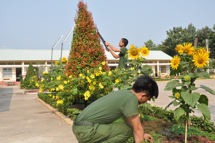Giờ nghỉ của chiến sĩ